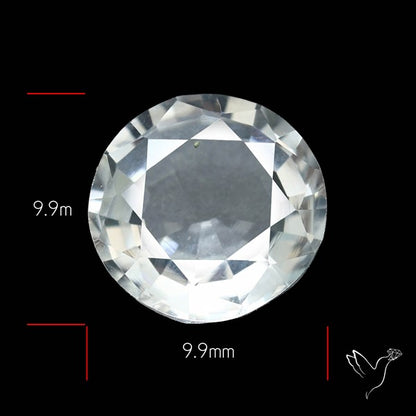 Himalayan Clear Crystal Quartz Faceted Fine Gemstone