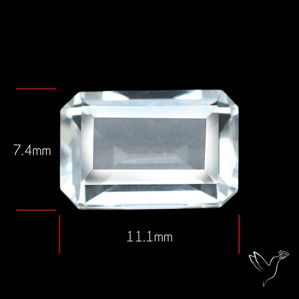 Himalayan Clear Crystal Quartz Faceted Fine Gemstone
