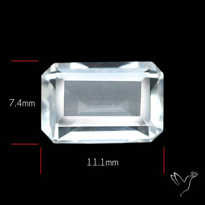 Himalayan Clear Crystal Quartz Faceted Fine Gemstone