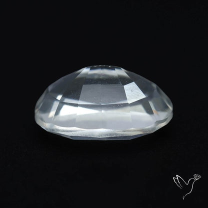 Himalayan Clear Crystal Quartz Faceted Fine Gemstone