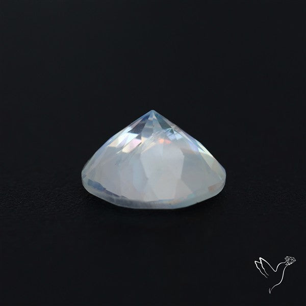 Indian Rainbow Moonstone Faceted Fine Gemstone High Grade