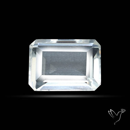 Himalayan Clear Crystal Quartz Faceted Fine Gemstone