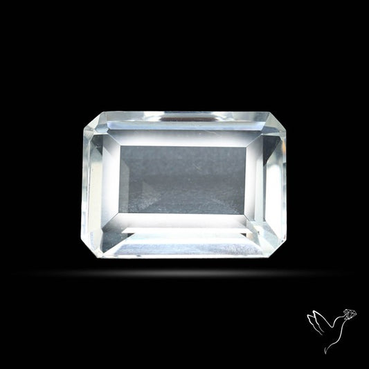 Himalayan Clear Crystal Quartz Faceted Fine Gemstone