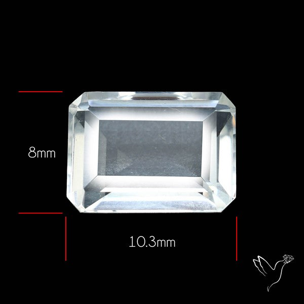 Himalayan Clear Crystal Quartz Faceted Fine Gemstone