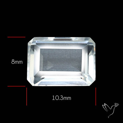Himalayan Clear Crystal Quartz Faceted Fine Gemstone