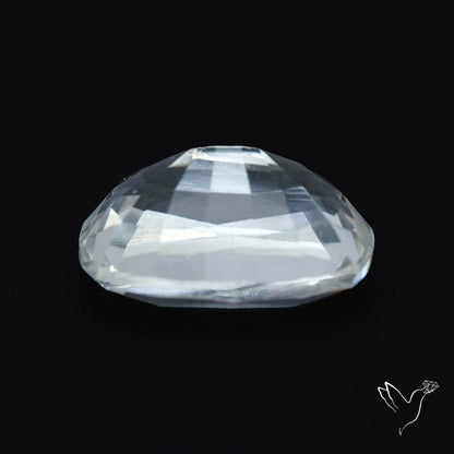 Himalayan Clear Crystal Quartz Faceted Fine Gemstone