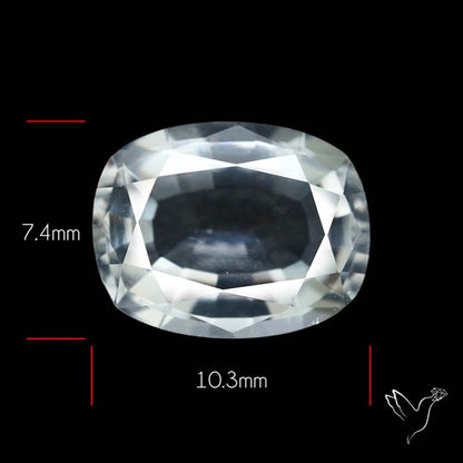 Himalayan Clear Crystal Quartz Faceted Fine Gemstone