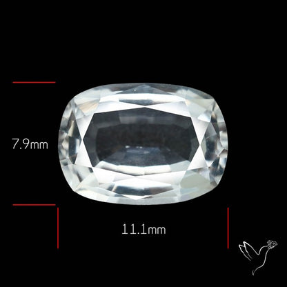 Himalayan Clear Crystal Quartz Faceted Fine Gemstone