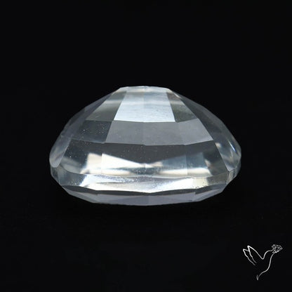 Himalayan Clear Crystal Quartz Faceted Fine Gemstone