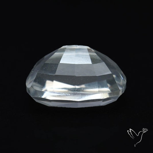 Himalayan Clear Crystal Quartz Faceted Fine Gemstone