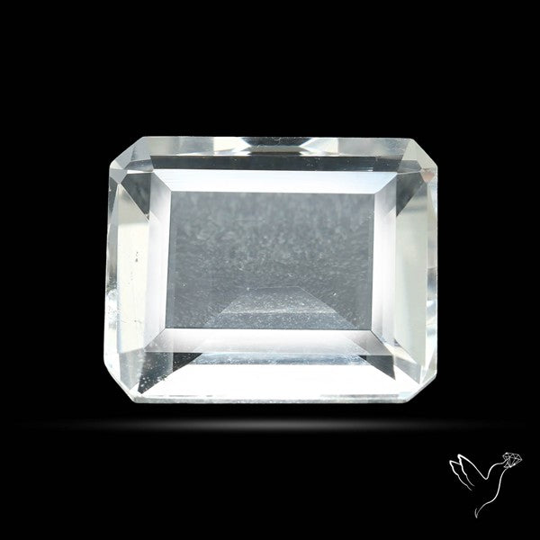 Himalayan Clear Crystal Quartz Faceted Fine Gemstone