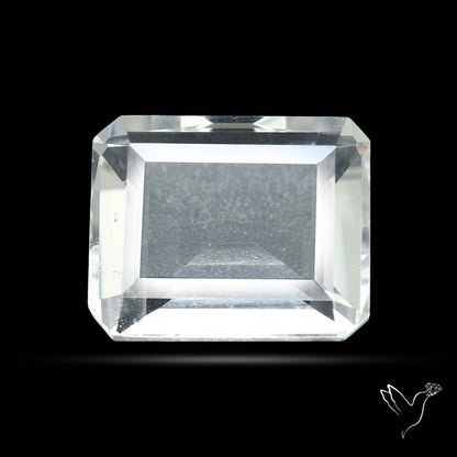 Himalayan Clear Crystal Quartz Faceted Fine Gemstone