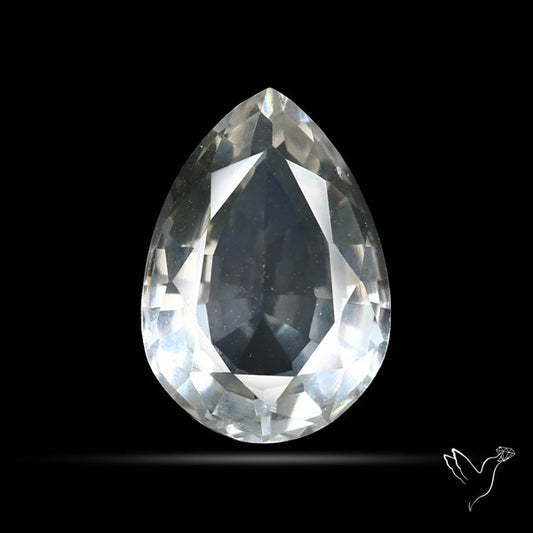 Himalayan Clear Crystal Quartz Faceted Fine Gemstone