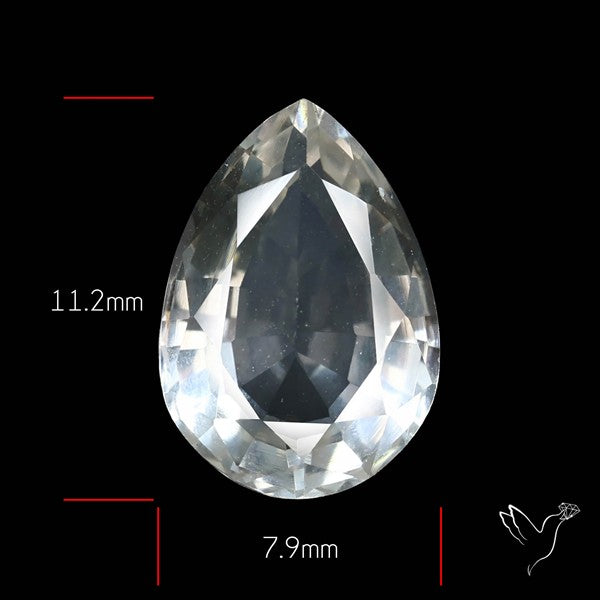 Himalayan Clear Crystal Quartz Faceted Fine Gemstone
