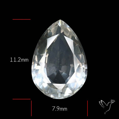 Himalayan Clear Crystal Quartz Faceted Fine Gemstone