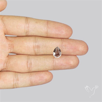 Himalayan Clear Crystal Quartz Faceted Fine Gemstone