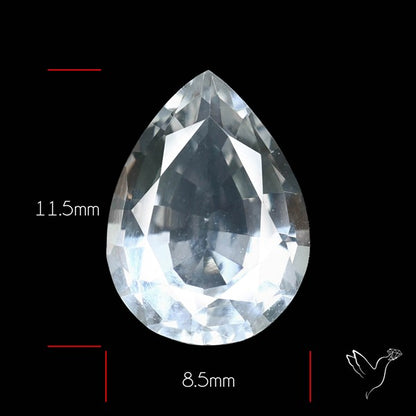 Himalayan Clear Crystal Quartz Faceted Fine Gemstone
