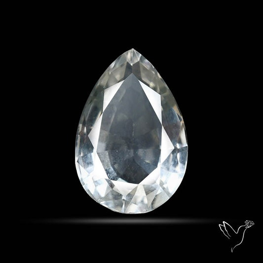 Himalayan Clear Crystal Quartz Faceted Fine Gemstone