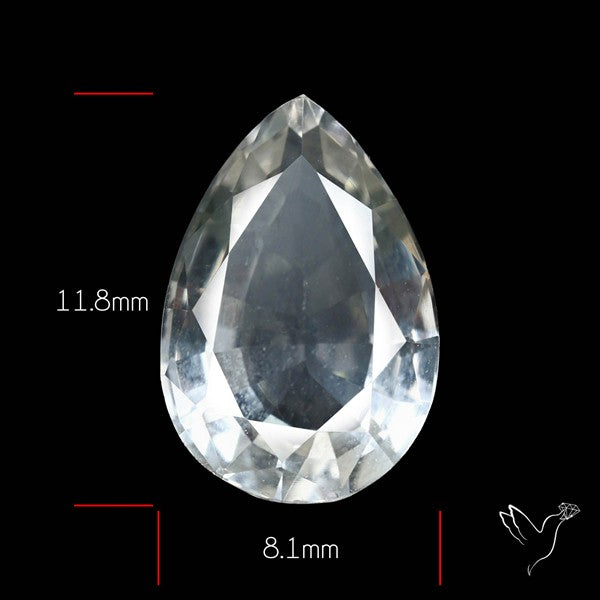 Himalayan Clear Crystal Quartz Faceted Fine Gemstone