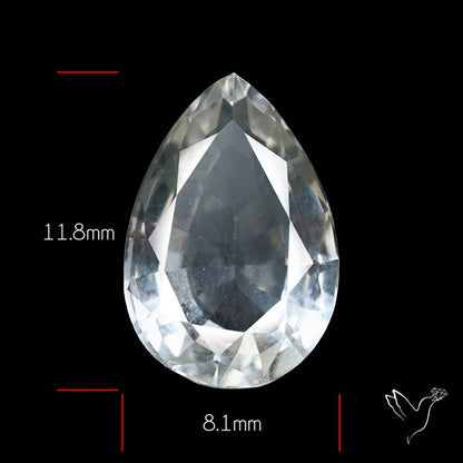 Himalayan Clear Crystal Quartz Faceted Fine Gemstone