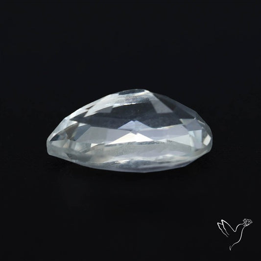 Himalayan Clear Crystal Quartz Faceted Fine Gemstone