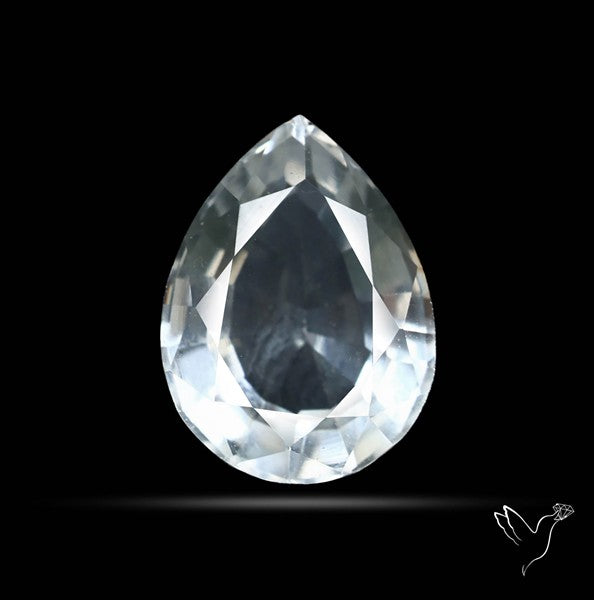 Himalayan Clear Crystal Quartz Faceted Fine Gemstone