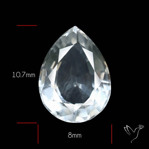 Himalayan Clear Crystal Quartz Faceted Fine Gemstone
