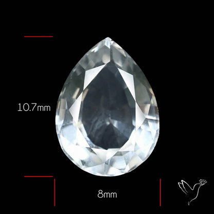 Himalayan Clear Crystal Quartz Faceted Fine Gemstone