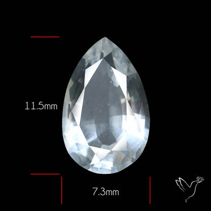 Himalayan Clear Crystal Quartz Faceted Fine Gemstone