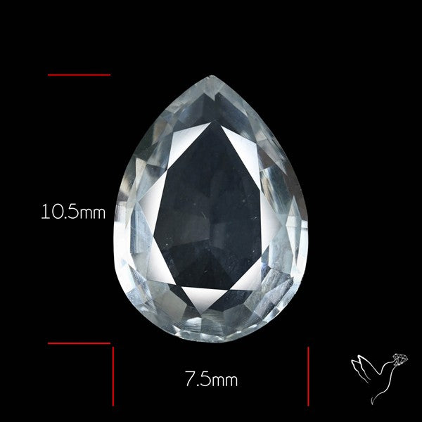 Himalayan Clear Crystal Quartz Faceted Fine Gemstone