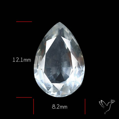 Himalayan Clear Crystal Quartz Faceted Fine Gemstone