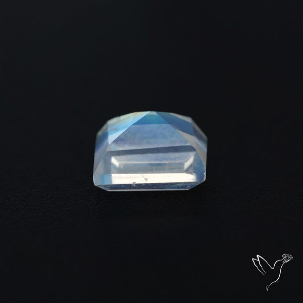Indian Rainbow Moonstone Faceted Fine Gemstone High Grade