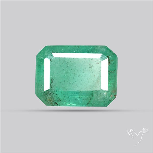 Zambian Emerald Faceted Fine Gemstone