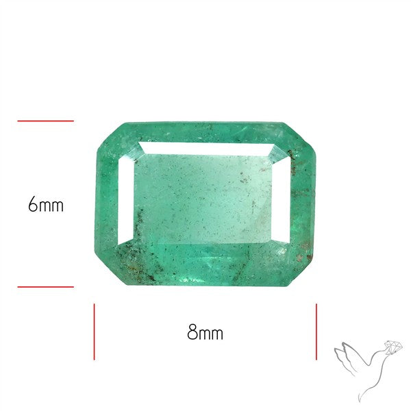 Zambian Emerald Faceted Fine Gemstone