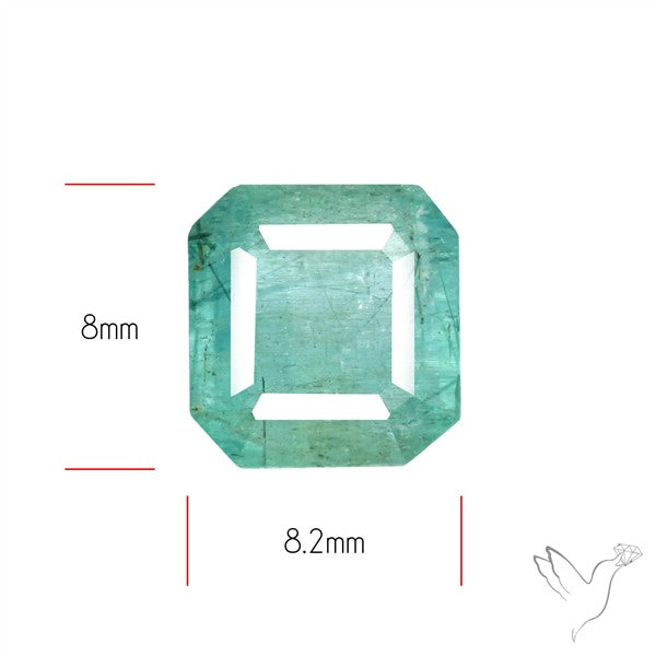 Zambian Emerald Faceted Fine Gemstone