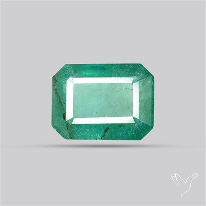 Zambian Emerald Faceted Fine Gemstone