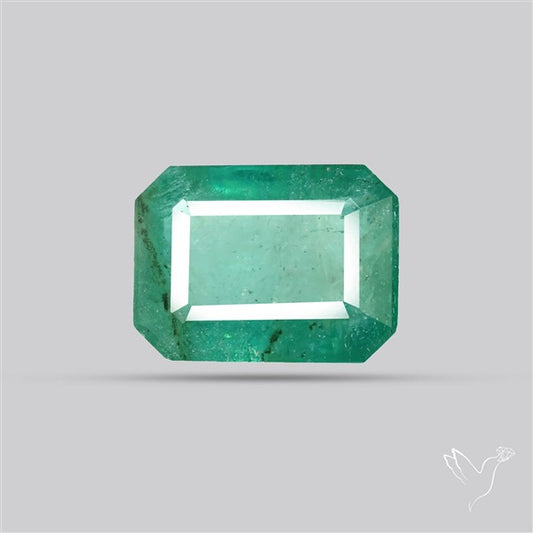 Zambian Emerald Faceted Fine Gemstone