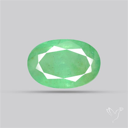 Zambian Emerald Faceted Fine Gemstone