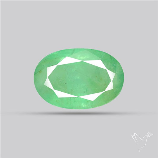 Zambian Emerald Faceted Fine Gemstone