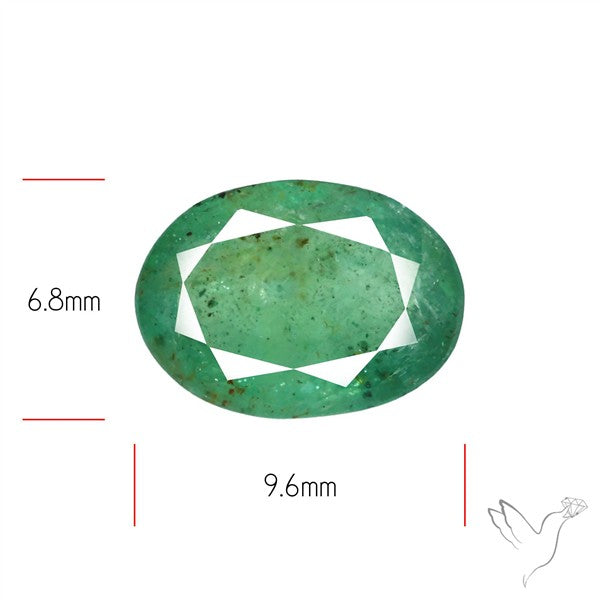 Zambian Emerald Faceted Fine Gemstone