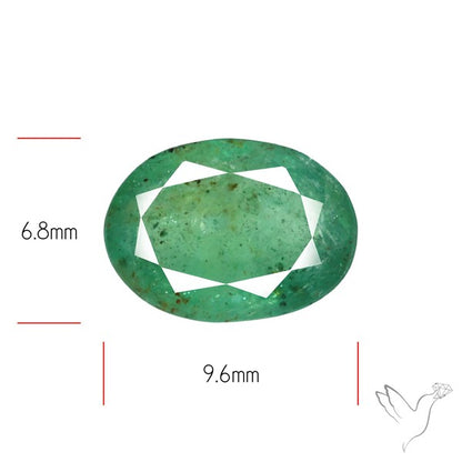 Zambian Emerald Faceted Fine Gemstone