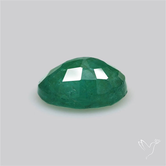 Zambian Emerald Faceted Fine Gemstone