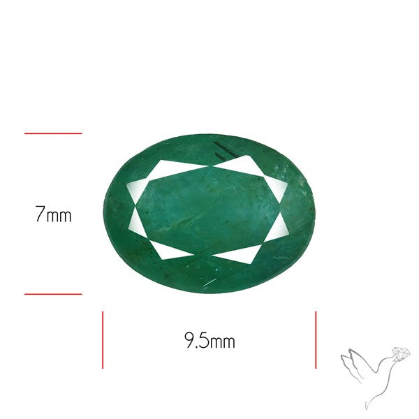Zambian Emerald Faceted Fine Gemstone