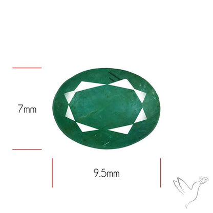 Zambian Emerald Faceted Fine Gemstone