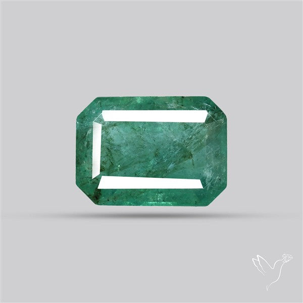 Zambian Emerald Faceted Fine Gemstone