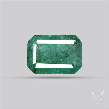 Zambian Emerald Faceted Fine Gemstone
