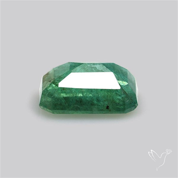 Zambian Emerald Faceted Fine Gemstone