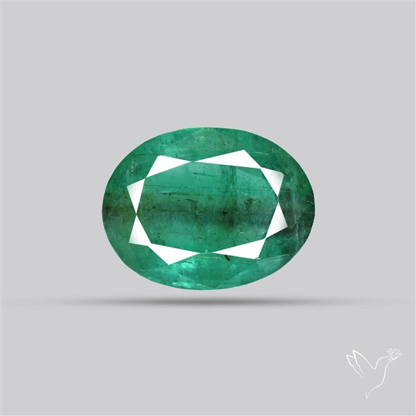 Zambian Emerald Faceted Fine Gemstone