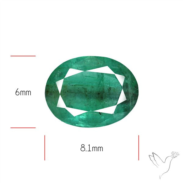 Zambian Emerald Faceted Fine Gemstone