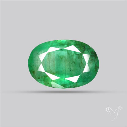 Zambian Emerald Faceted Fine Gemstone